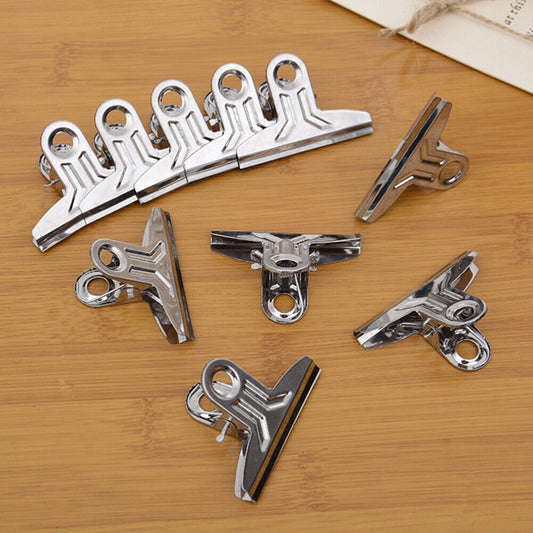 new 10 Pcs Stainless Steel Bag Clips Chip Bag Clips Chip Bag Sealer koeek - KOEEK