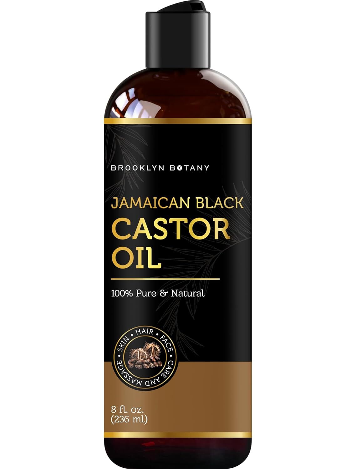new Brooklyn Botany Jamaican Black Castor Oil in Plastic 8 Fl Oz (Pack of 1) BROOKLYN BOTANY - KOEEK