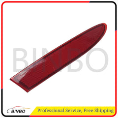 Rear Left Bumper Reflector Light Cover for BMW X3 F25 11-14 63147217315 Red 07FC0E-D4 - KOEEK