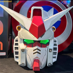 Mobile Suit Gundam RX-78 Cosplay Wearable Anime Helmet Mask Light up Collection 07FC0E-D4 - KOEEK