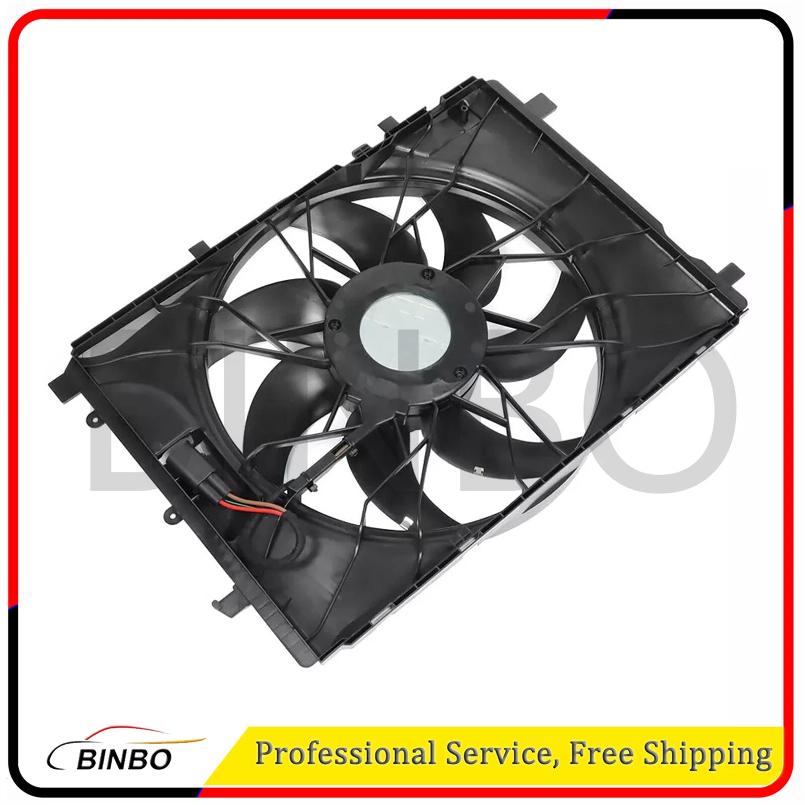 For Mercedes W204 C250 C350 W212 E350 GLK350 2045000293 Radiator Cooling Fan 07FC0E-D4 - KOEEK
