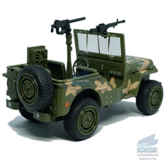 1:24 Jeep Willys MB WWII US Military Vehicle Model Car Diecast Toy Gift Kids 07FC0E-D4 - KOEEK