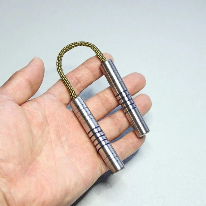 Titanium Detachable Fingertip Pressure Reducing Mini Toy EDC Self Defense Tool 07FC0E-D4 - KOEEK