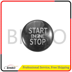 For Mini R55 R56 R57 E59 R60 Black Carbon Fiber Engine Start Stop Button Cover 07FC0E-D4 - KOEEK