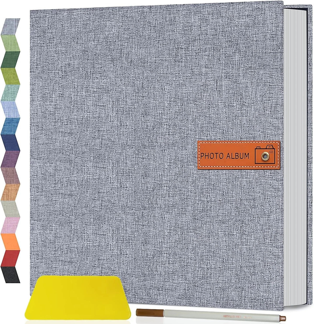 Large Photo Album, Self-Adhesive,4x6, 5x7, 8x10, Scrapbook Album,DIY Photo Book 07FC0E-D4 - KOEEK