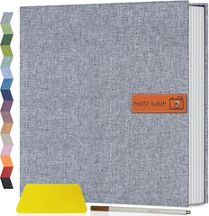 Large Photo Album, Self-Adhesive,4x6, 5x7, 8x10, Scrapbook Album,DIY Photo Book 07FC0E-D4 - KOEEK