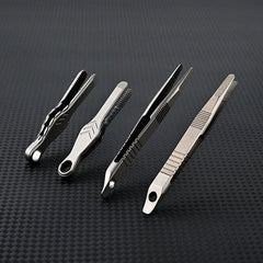 EDC Mini Lightweight Titanium Alloy Keychain Tweezers Portable Outdoor Multitool 07FC0E-D4 - KOEEK