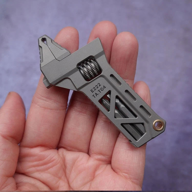 TC4 Titanium alloy Mini EDC Tool Wrench/Bottle opener/Screwdriver 07FC0E-D4 - KOEEK