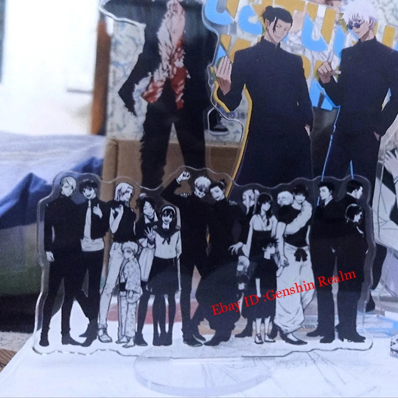 Anime Jujutsu Kaisen Group Photo Acrylic Desktop Stand Figure Collection Decor 07FC0E-D4 - KOEEK