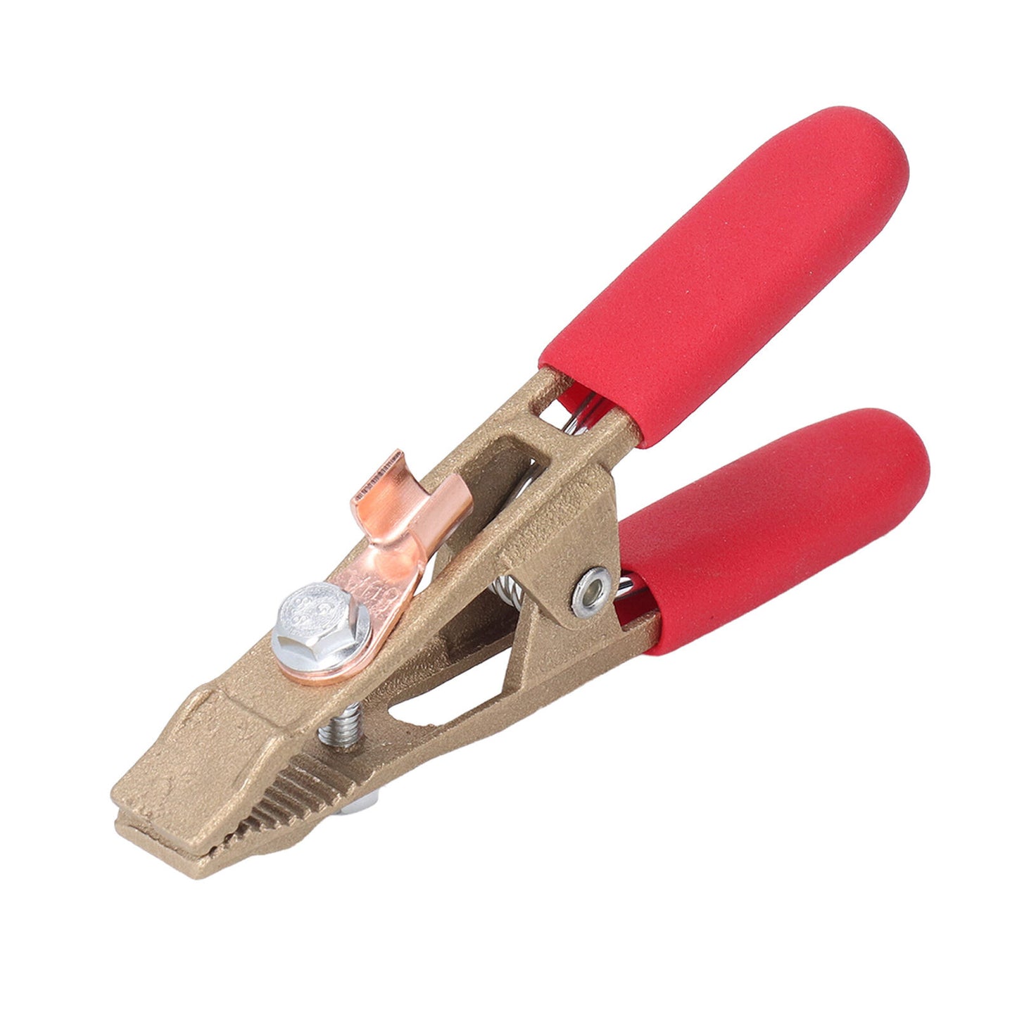 new A Shape Earth Wire Clamp Brass Grounding Clamp Argon Arc Welding Pliers 260A koeek - KOEEK