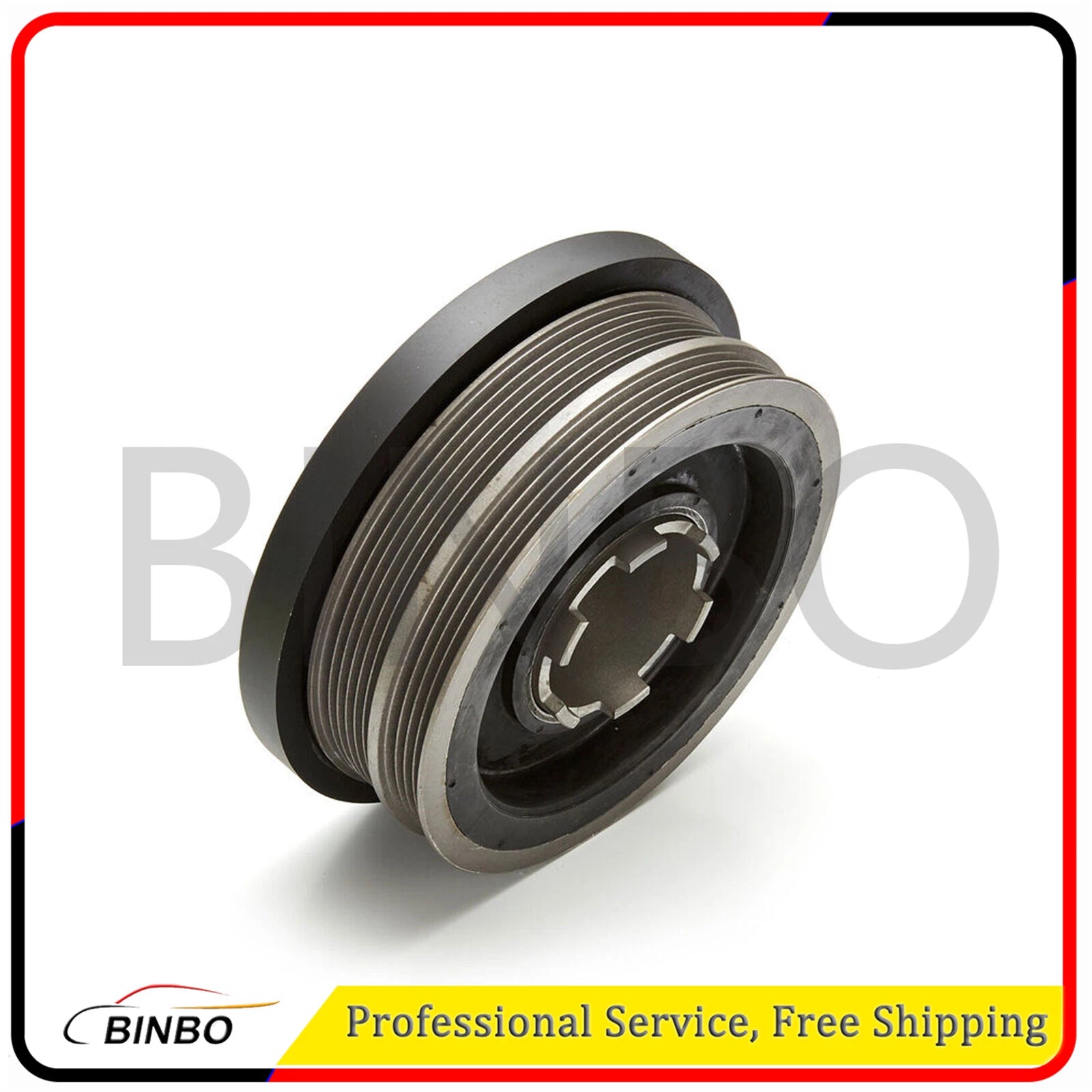 For BMW 1 3 5 Series X3 E87 E46 E90 E60 E83 Crankshaft Drive Belt Pulley 07FC0E-D4 - KOEEK