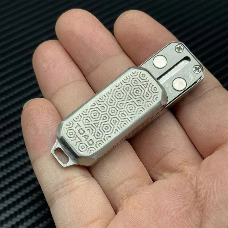 Bubble Magnetic Push Fidget Slider EDC Press Fidget Toy Stainless Steel Slider 07FC0E-D4 - KOEEK