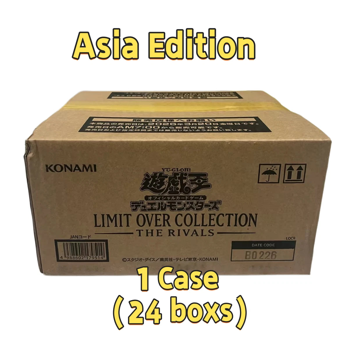 Asia Edition Yu-Gi-Oh! Limit Over Collection THE RIVALS 1 Case Sealed Japanese