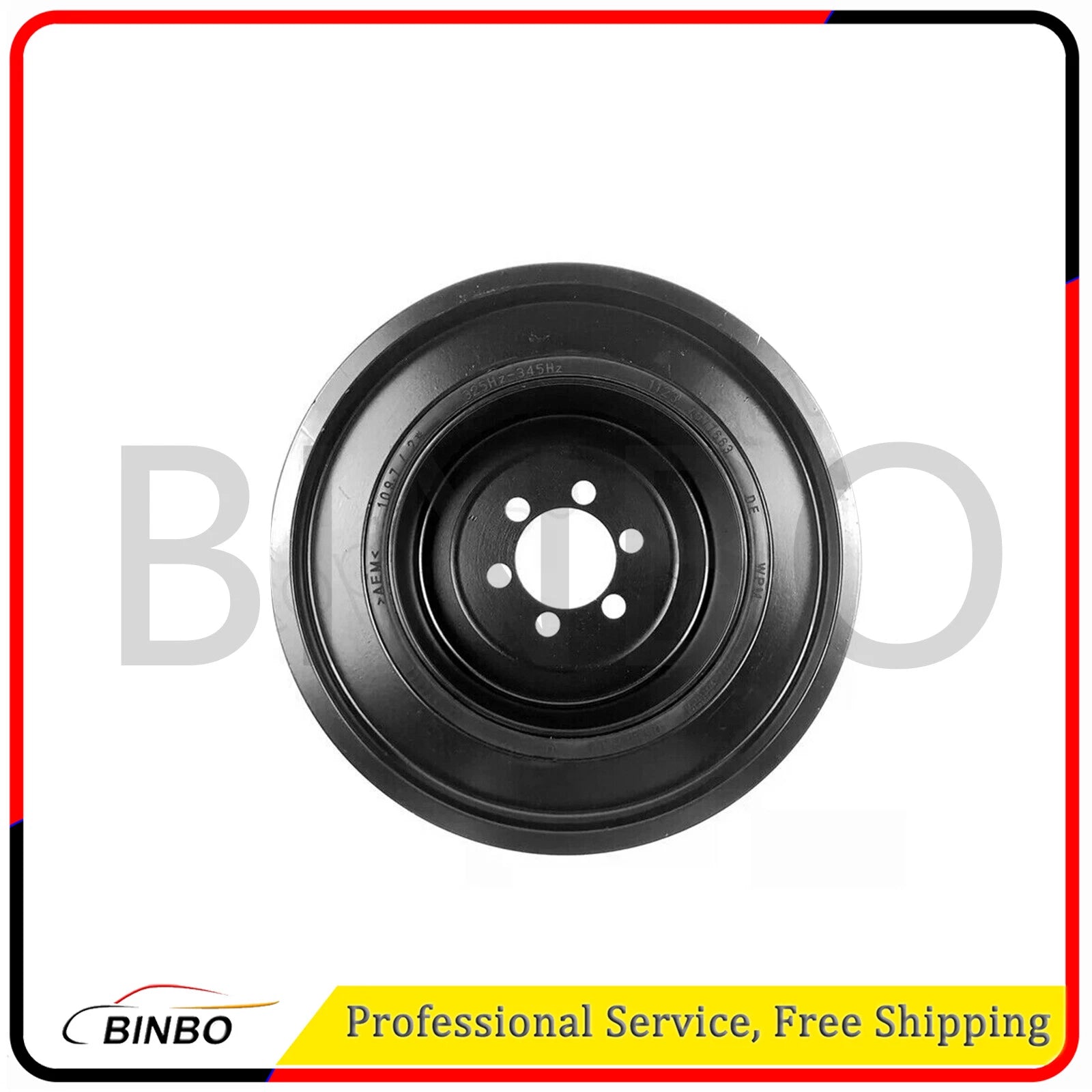 11237577663  Crankshaft Pulley Harmonic Balancer for BMW X3 528i 07FC0E-D4 - KOEEK