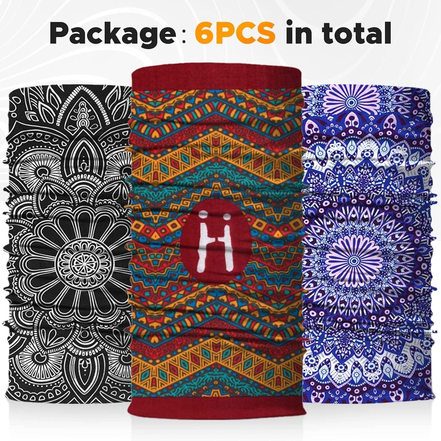 new JOEYOUNG Headwear, Bandana, Neck Gaiter Head Wrap Headband A- Boho JOEYOUNG - KOEEK
