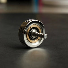 2 in 1 Spinning Top Spinner Creative Brass Ceramic Bead Super Precision EDC Toys 07FC0E-D4 - KOEEK