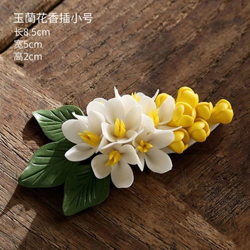 Handmade Ceramic Incense Holder Stick Incense Burner Tea Room Japanese Style 07FC0E-D4 - KOEEK