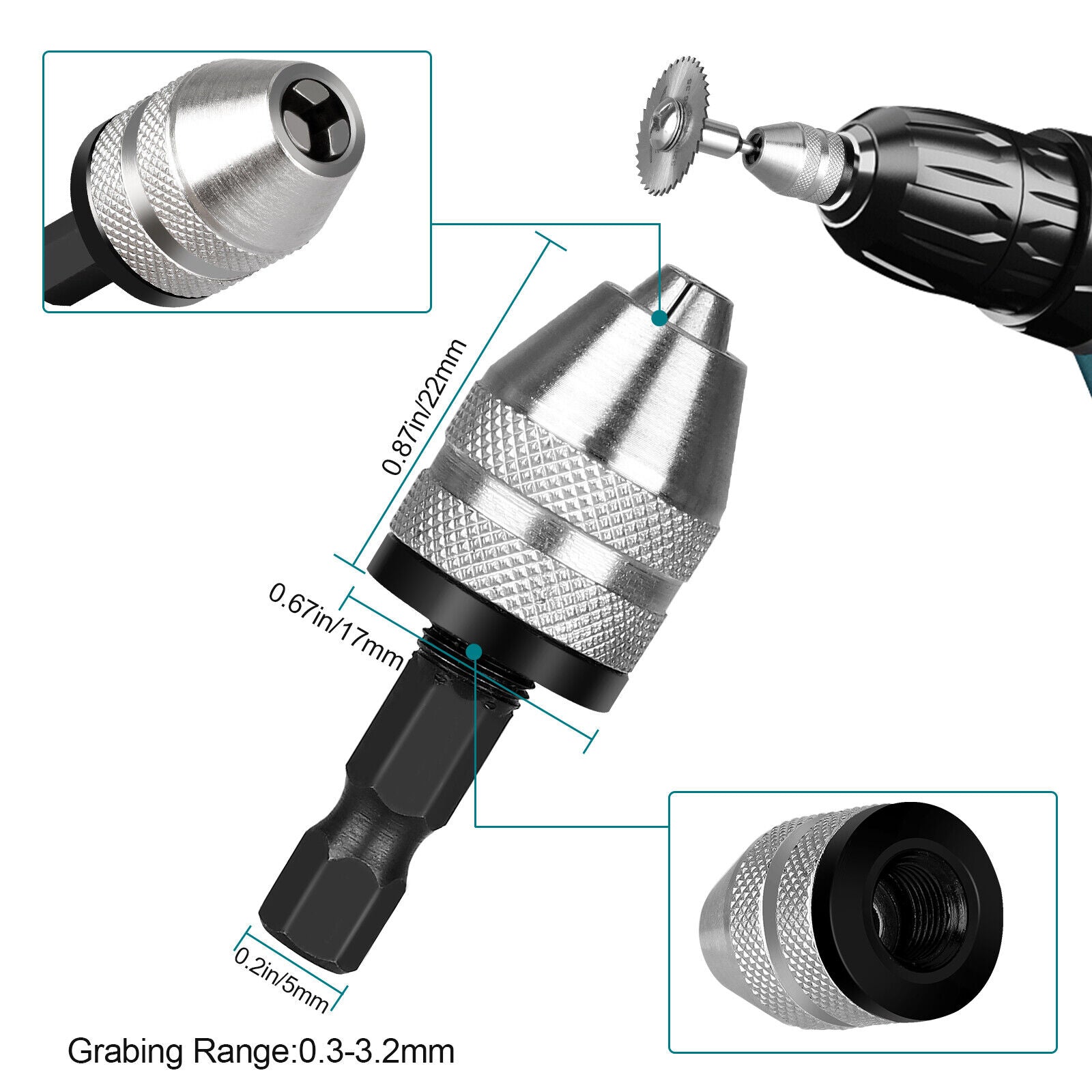 10/60x Diamond Cutting Wheel Saw Blades Cut Off Discs Set for Dremel Rotary Tool koeek - KOEEK