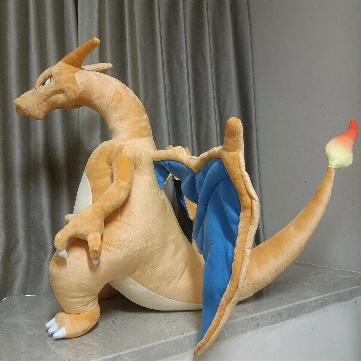 31" Charizard Plush Doll Anime Cartoon Giant Stuffed Toy Pillow Collection Gift 07FC0E-D4 - KOEEK