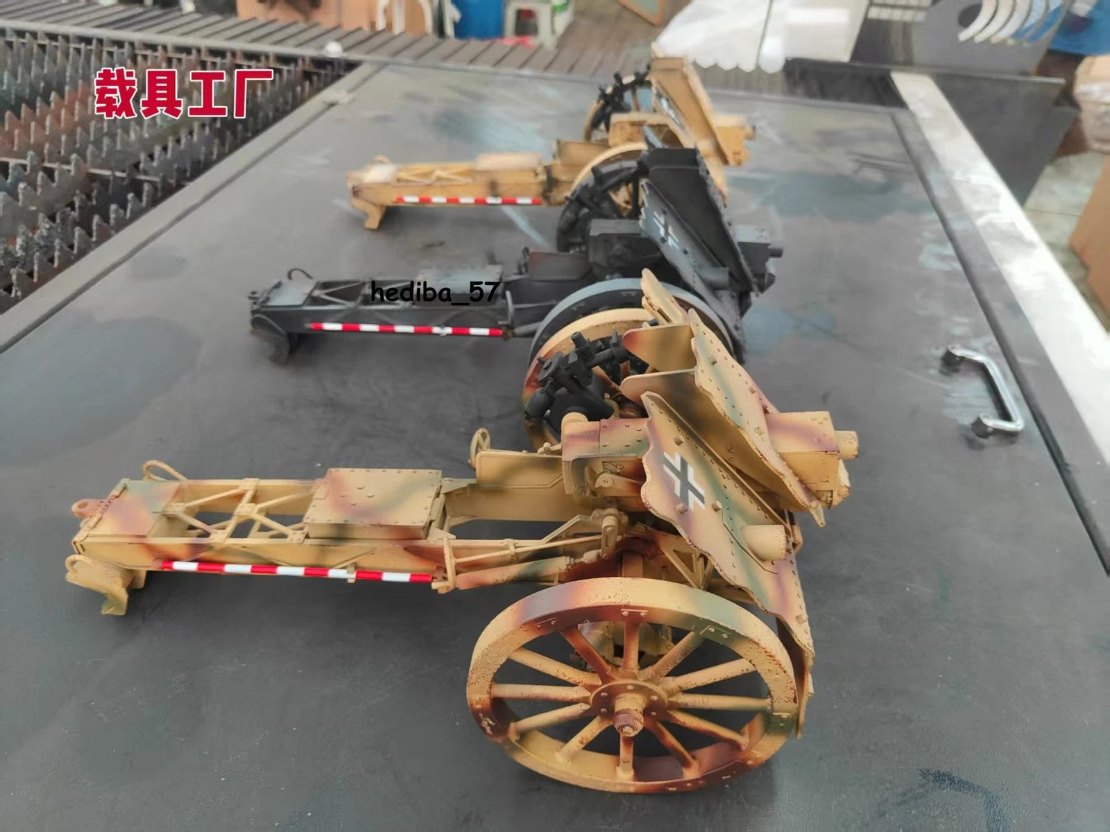 GO-TRUCK 1/6 WWII German 75MM Le.IG18 Infantry Gun Metal Model  IN STOCK GO-TRUCK - KOEEK