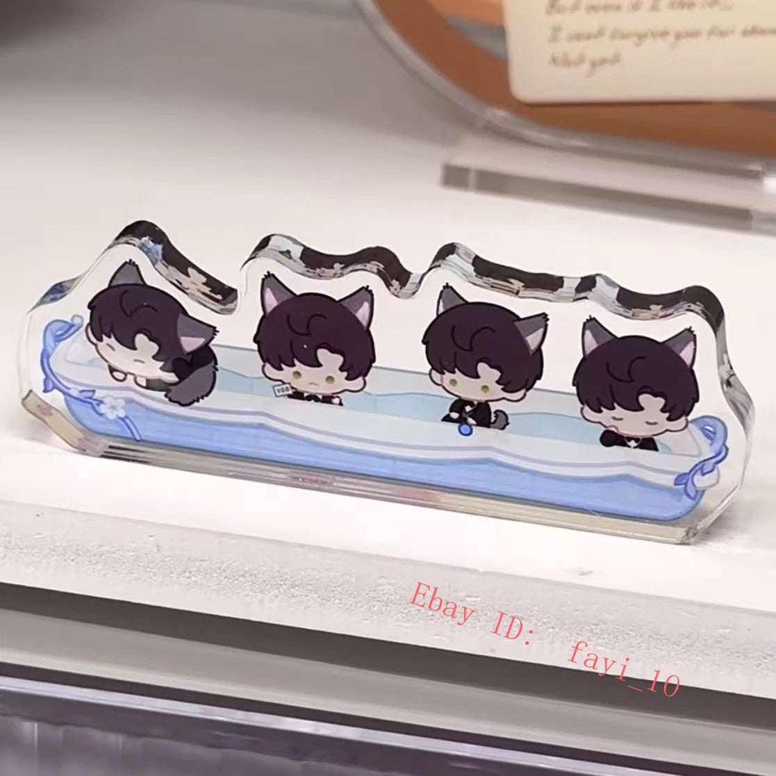 Love and Deepspace Cat Meow Q Ver Acrylic Stand Figure Decor Model Acrylic Tile 07FC0E-D4 - KOEEK