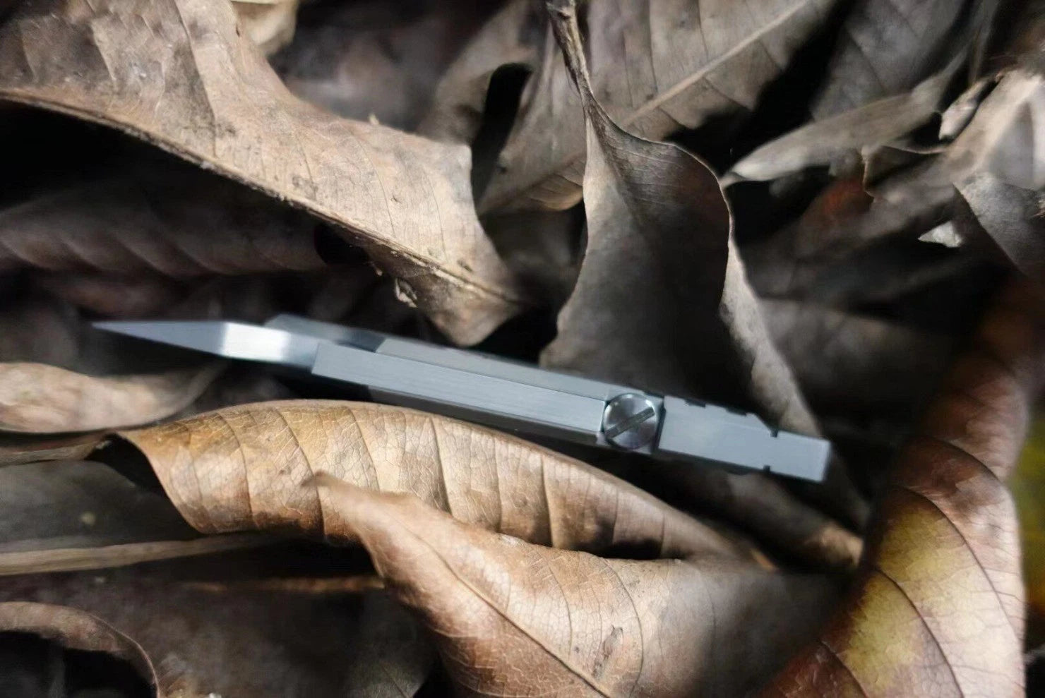 TC4 Titanium Alloy Pry Bar EDC Tool with Window Breaker 07FC0E-D4 - KOEEK