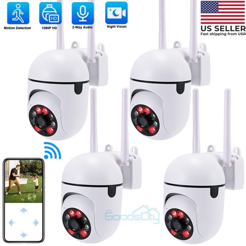 ny 1080P HD Camara De Seguridad WIFI Inalambrica Para Casa Exterior Smart Home 2024