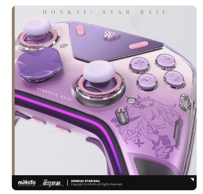 Official Honkai: Star Rail Castorice Game Controller w/Box Gamepad Badge Gift 07FC0E-D4 - KOEEK