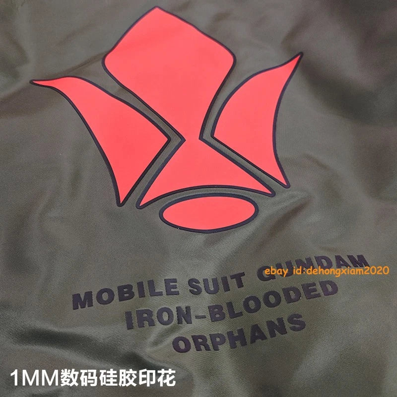 Anime GUNDAM Flight jacket Thick/Thin Coat Cosplay Casual Embroidered Zip Jacket 07FC0E-D4 - KOEEK