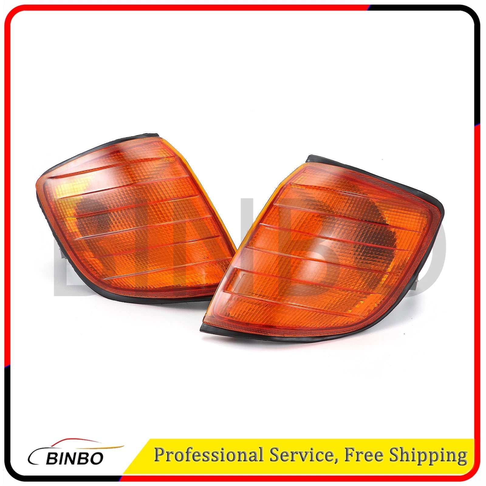 2 Pieces Front Turn Signal Parking Light Housing Fits For S-Class W140 1992-1994 07FC0E-D4 - KOEEK
