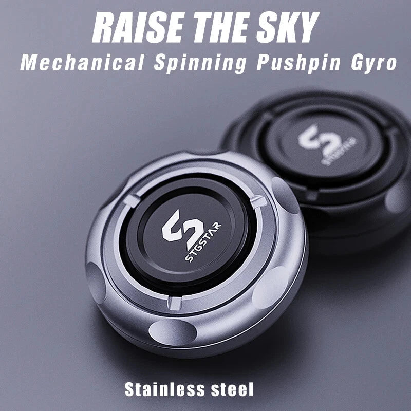 Push Slider EDC Adult Fidget Toy Metal Spinner Ratchet Haptic Fidget Spinner Toy 07FC0E-D4 - KOEEK