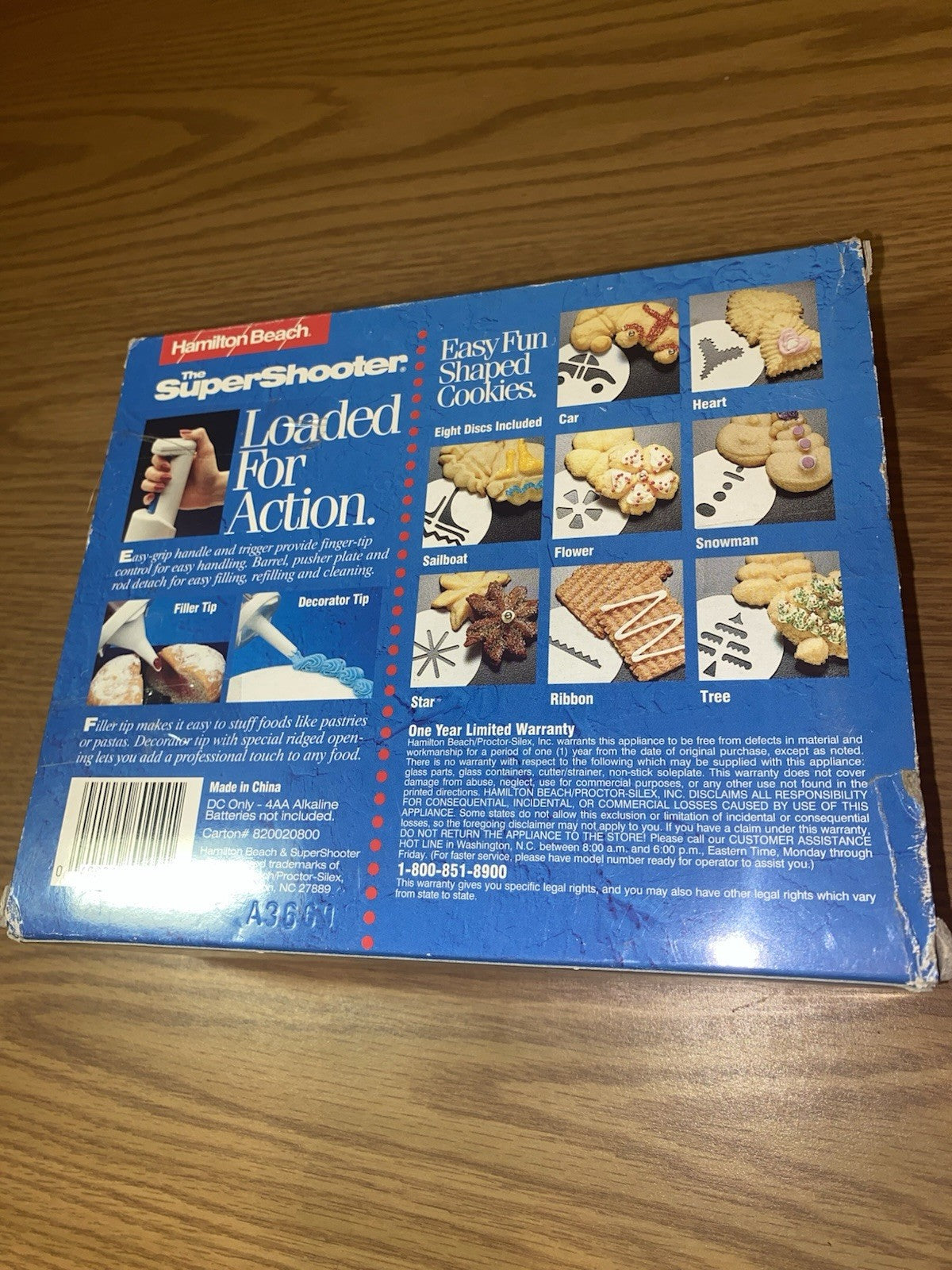 ! Hamilton Beach Super Shooter 80000 Cordless Cookie Press Food Decorator 80s HAMILTON BEACH - KOEEK