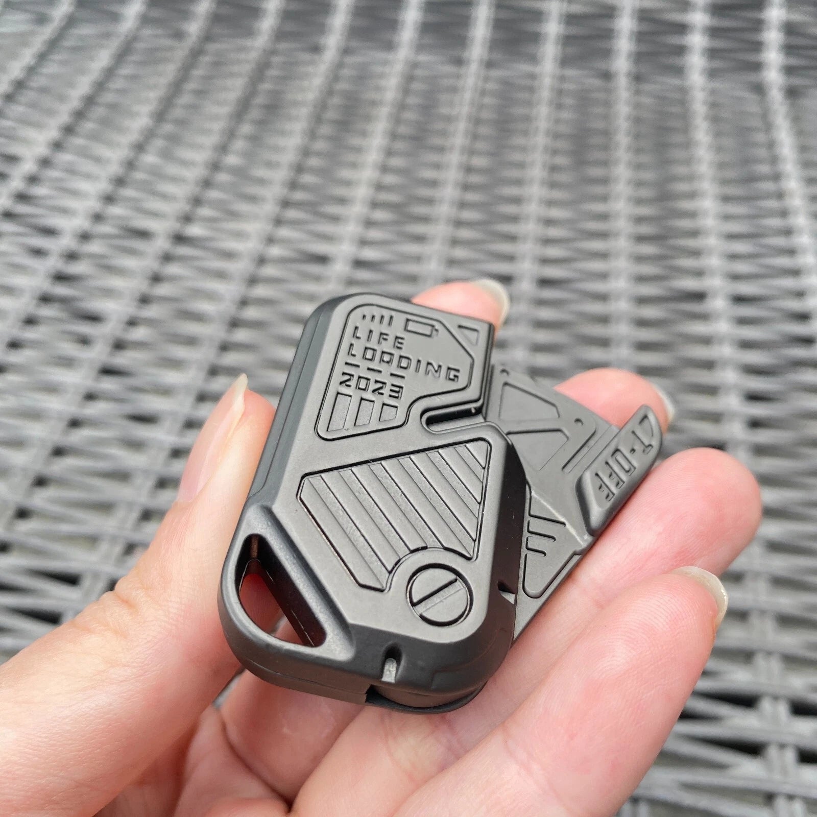 Fidget Toys Stress Relief for Adults Metal Fingertip Sliders Desk Toys 07FC0E-D4 - KOEEK