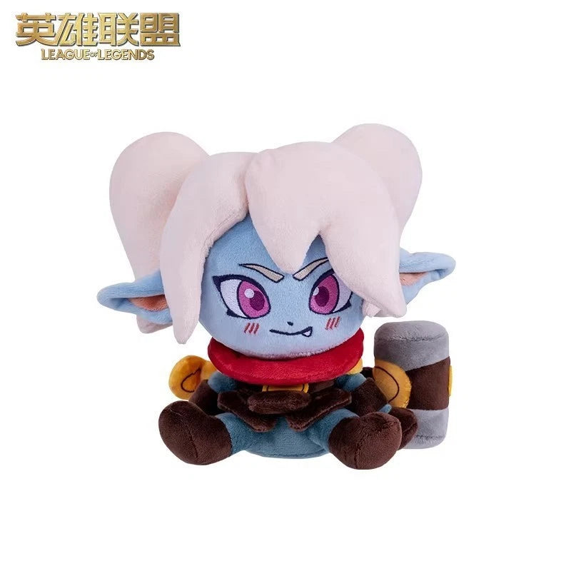 Official LOL League of Legends Poppy Plush Doll Stuffed Toy Plushie Pillow Gift 07FC0E-D4 - KOEEK