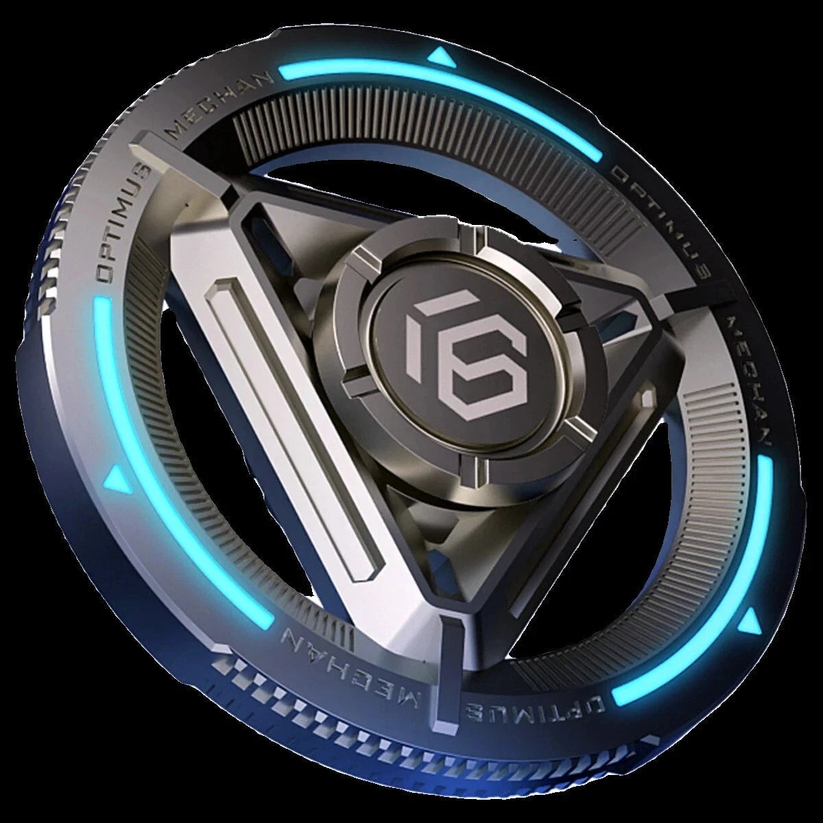EDC Metal Adult Fidget Toy Commander Luminous Alloy Fidget Spinner ADHD Tool 07FC0E-D4 - KOEEK