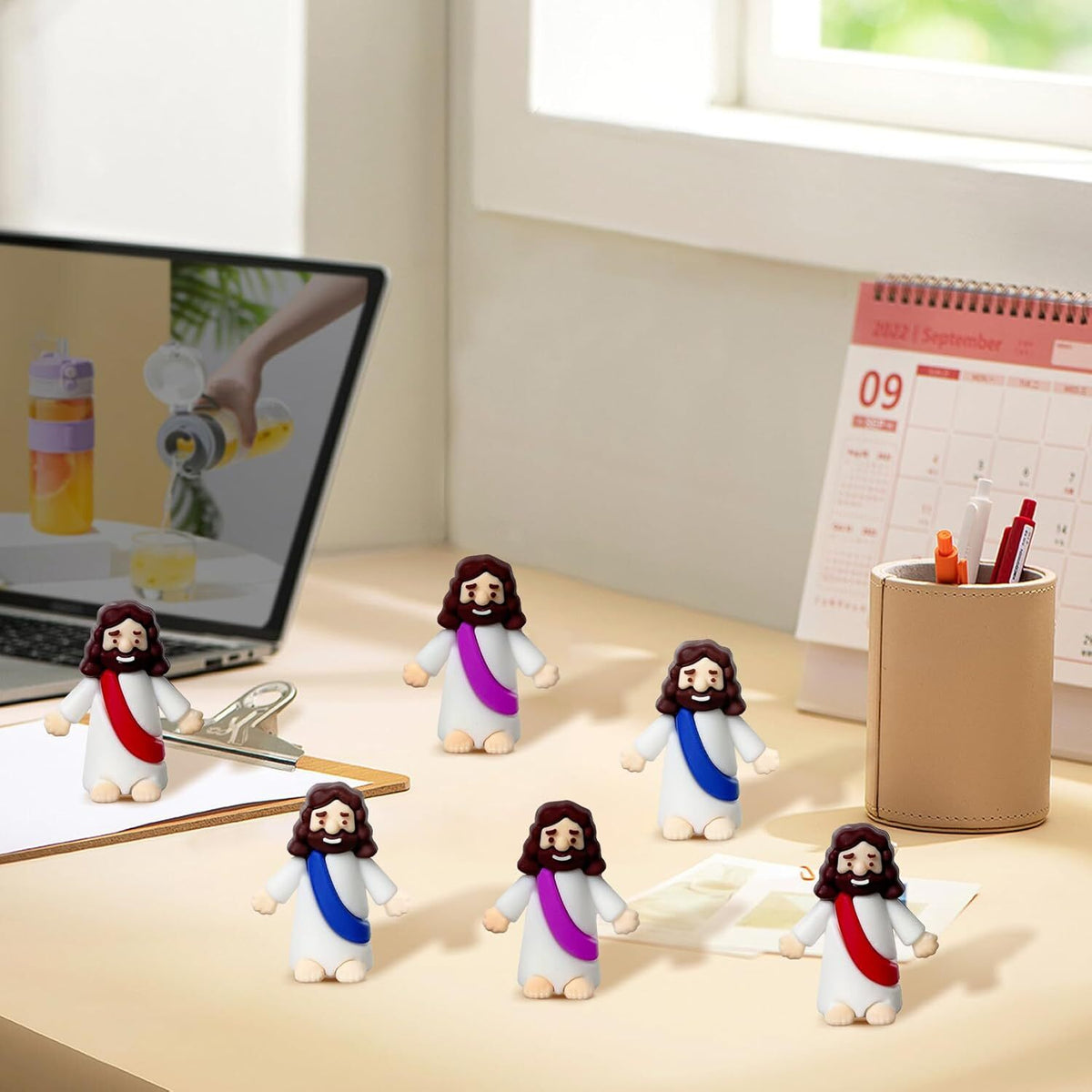 new Mini Jesus Figures, Set of 30pcs Action Figures Little Red 07FC0E-D4 - KOEEK