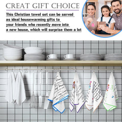 new Rtteri 4 Pcs Religious Dish Towels 16.5 x 23.5 inches, Elegant Style RTTERI - KOEEK
