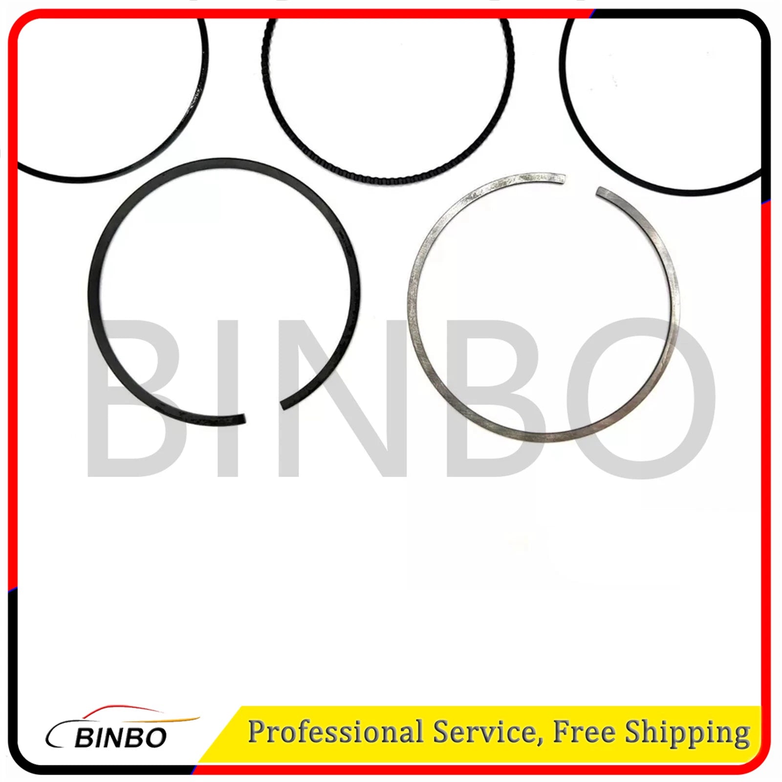 4X Engine piston rings For BMW B48 2.0T F20 F23 F33 F55 F56 G30 220i 07FC0E-D4 - KOEEK