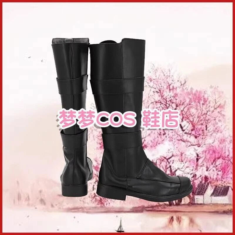 Deadpool Cosplay High Black Boot Women Shoes Anime Accessories Halloween Gift 07FC0E-D4 - KOEEK