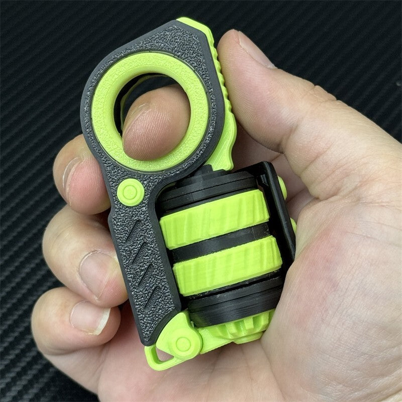 Novel and Cool EDC Fidget Toys Fashion Plastic Fidget Ring Stress Relief 07FC0E-D4 - KOEEK