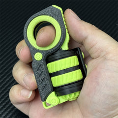 Novel and Cool EDC Fidget Toys Fashion Plastic Fidget Ring Stress Relief 07FC0E-D4 - KOEEK