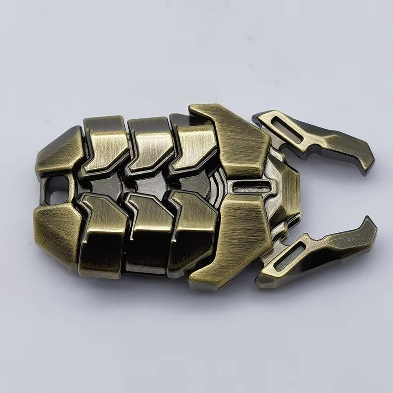 Retro Scarab EDC Fidget Toy Creative Zinc Alloy Push Fidget Slider Gift 07FC0E-D4 - KOEEK