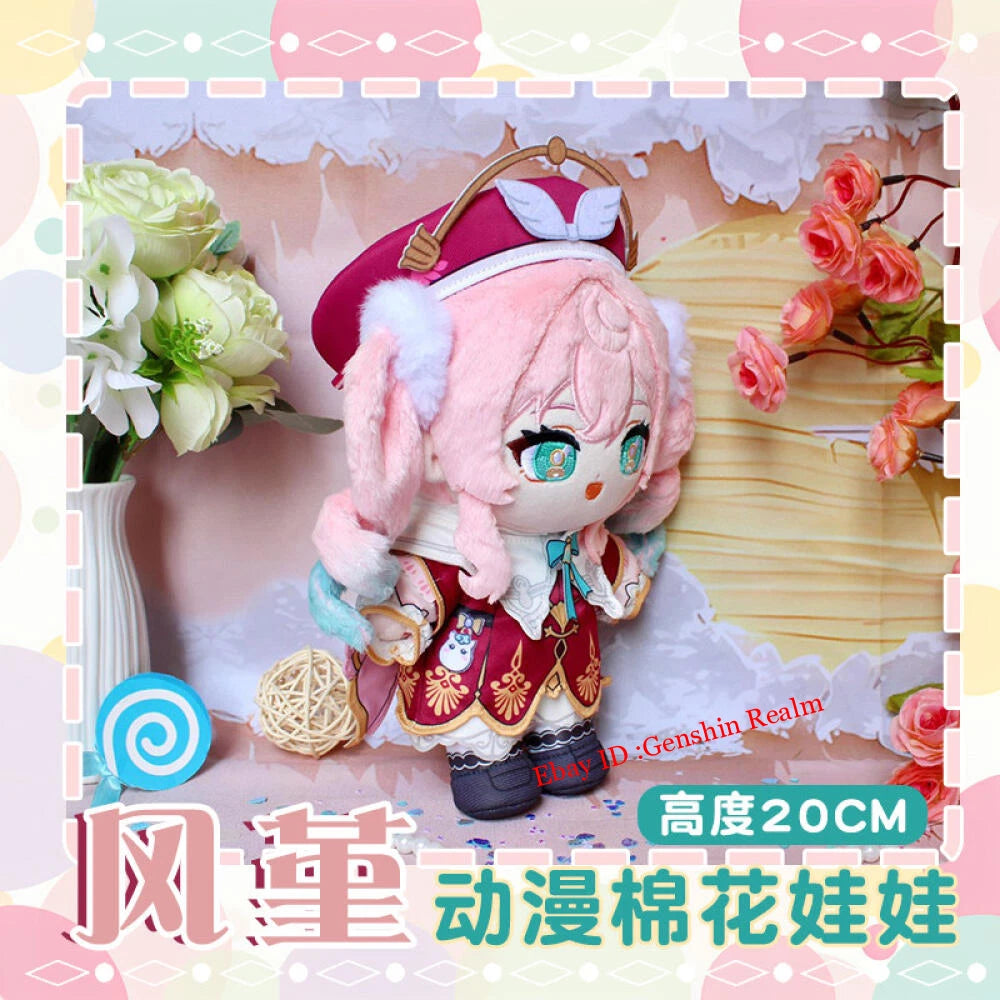 Anime Honkai: Star Rail Hyacine Dress-Up Doll Plush Cotton Doll Stuffed Toy 20cm 07FC0E-D4 - KOEEK