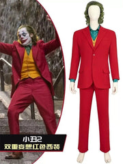 Joker: Folie à Deux The Joker Red Suit Uniform Cosplay Costume Outfit Halloween 07FC0E-D4 - KOEEK