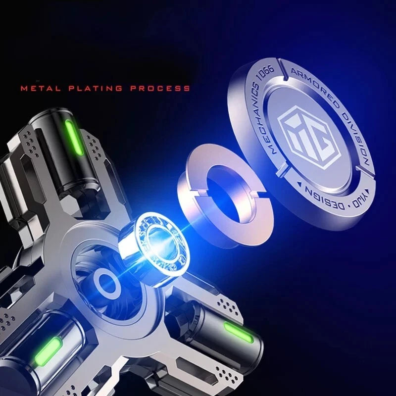 EDC Toys Luminous Hand Spinner Alloy Fidget Spinner Adult Anti Stress ADHD Gift 07FC0E-D4 - KOEEK