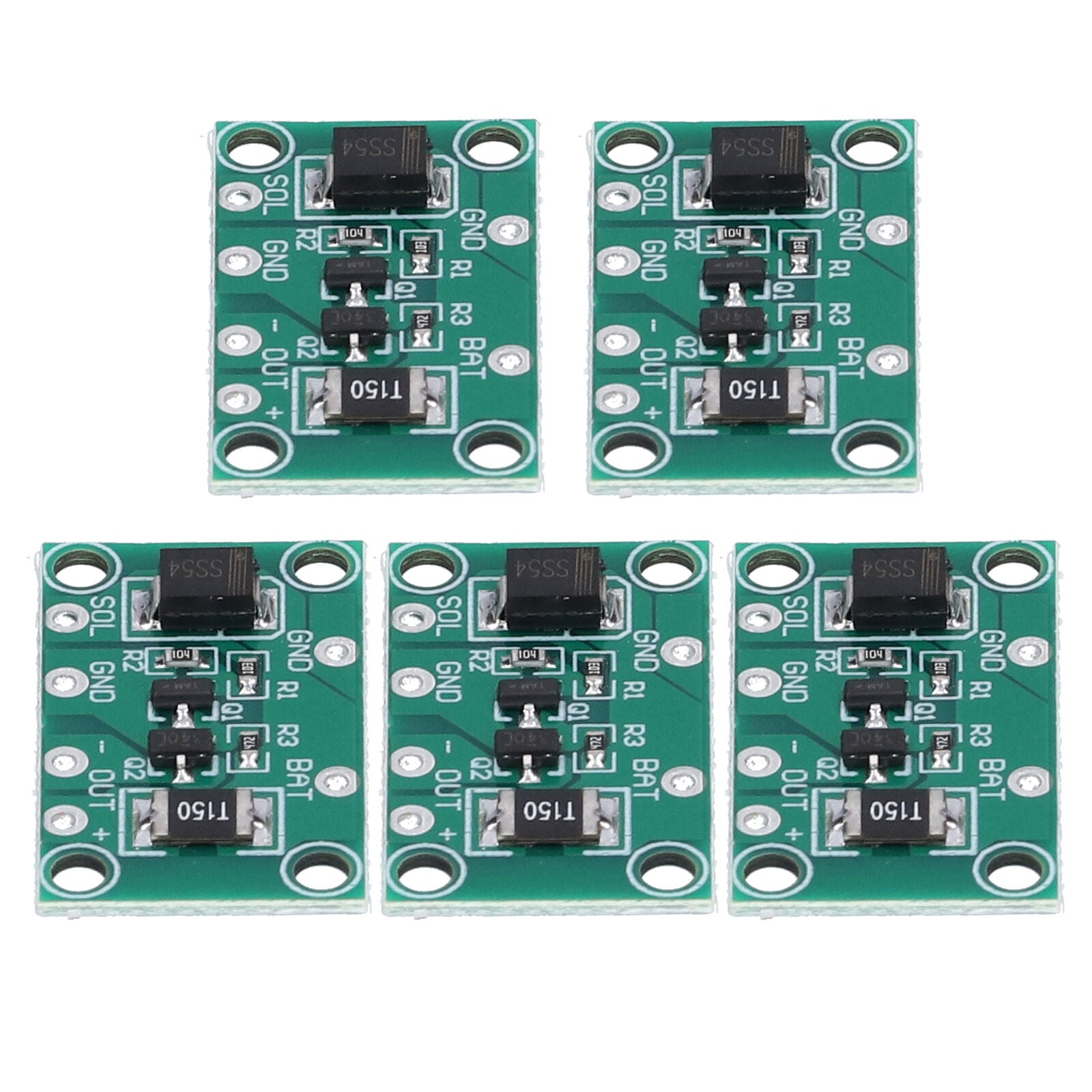 new 5pcs Solar Lamp   Controller Board Battery Charging Controller Module Board koeek - KOEEK