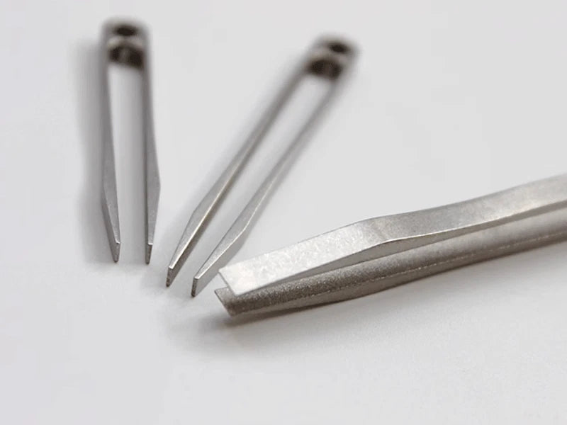 3PCS Sets Titanium Alloy Tweezers EDC Camping Portable Outdoor Travel Tool 07FC0E-D4 - KOEEK