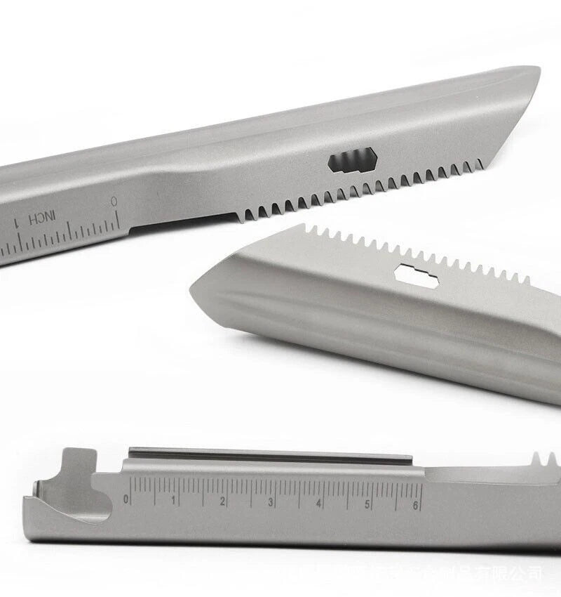 Pure Titanium Hand Trowel Small Ultralight Shovel Outdoor Camping Multi Tools 07FC0E-D4 - KOEEK