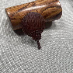 Zitan Taiji Bagua Pendant Daoist Amulet Wood Carving Necklace Unisex Jewelry 07FC0E-D4 - KOEEK