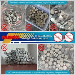 new PGSONIC 50 Pack LR44 Batteries, 1.5 Volt Alkaline Button Cell Batteries with... PGSONIC - KOEEK